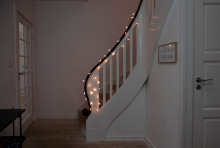 Lyskjede med 200 LED-snøballer 19,9 meter